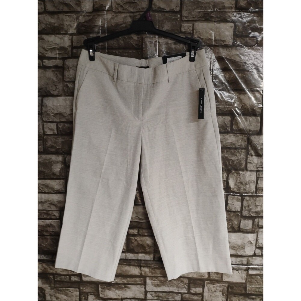 Worthington Women's Size 6P Modern Fit Crop Length Light Heather Gray Pants